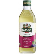 【BASSO巴碩】義大利純天然葡萄籽油 500ml x 1瓶
