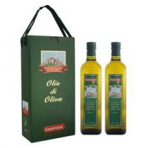 【義大利 永健-2入禮盒組-免運】特級冷壓初榨橄欖油750ml x 2瓶